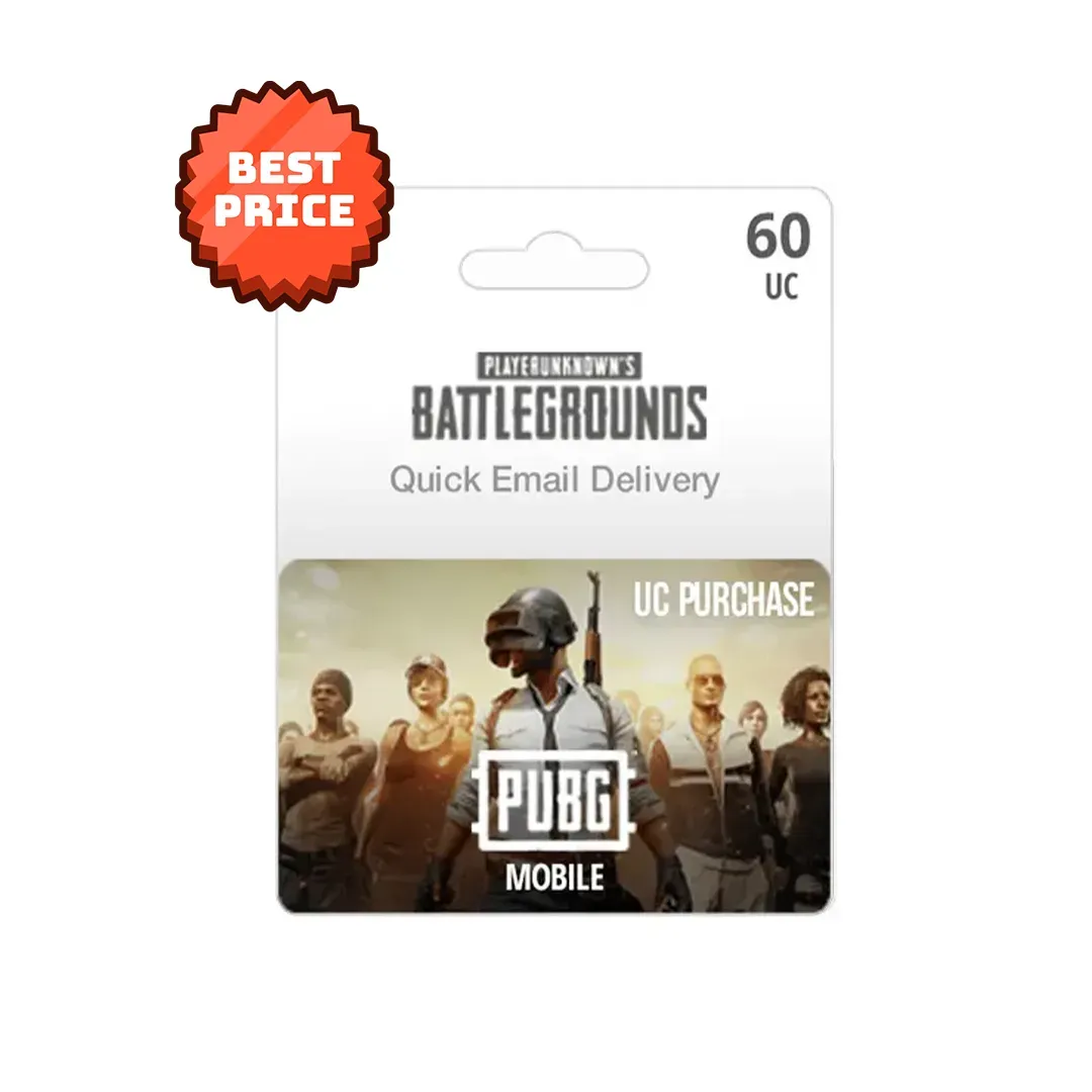 PUBG Mobile $1 - (60 UC) Recharge Voucher