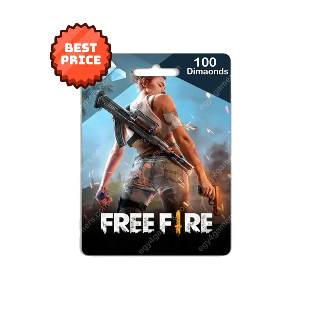 Free Fire 100 + Bonus 10 Diamonds - (MENA Region) - Recharge Voucher