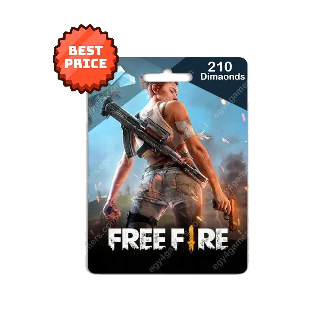 Free Fire 210 + Bonus 21 Diamonds - (MENA Region) - Recharge Voucher