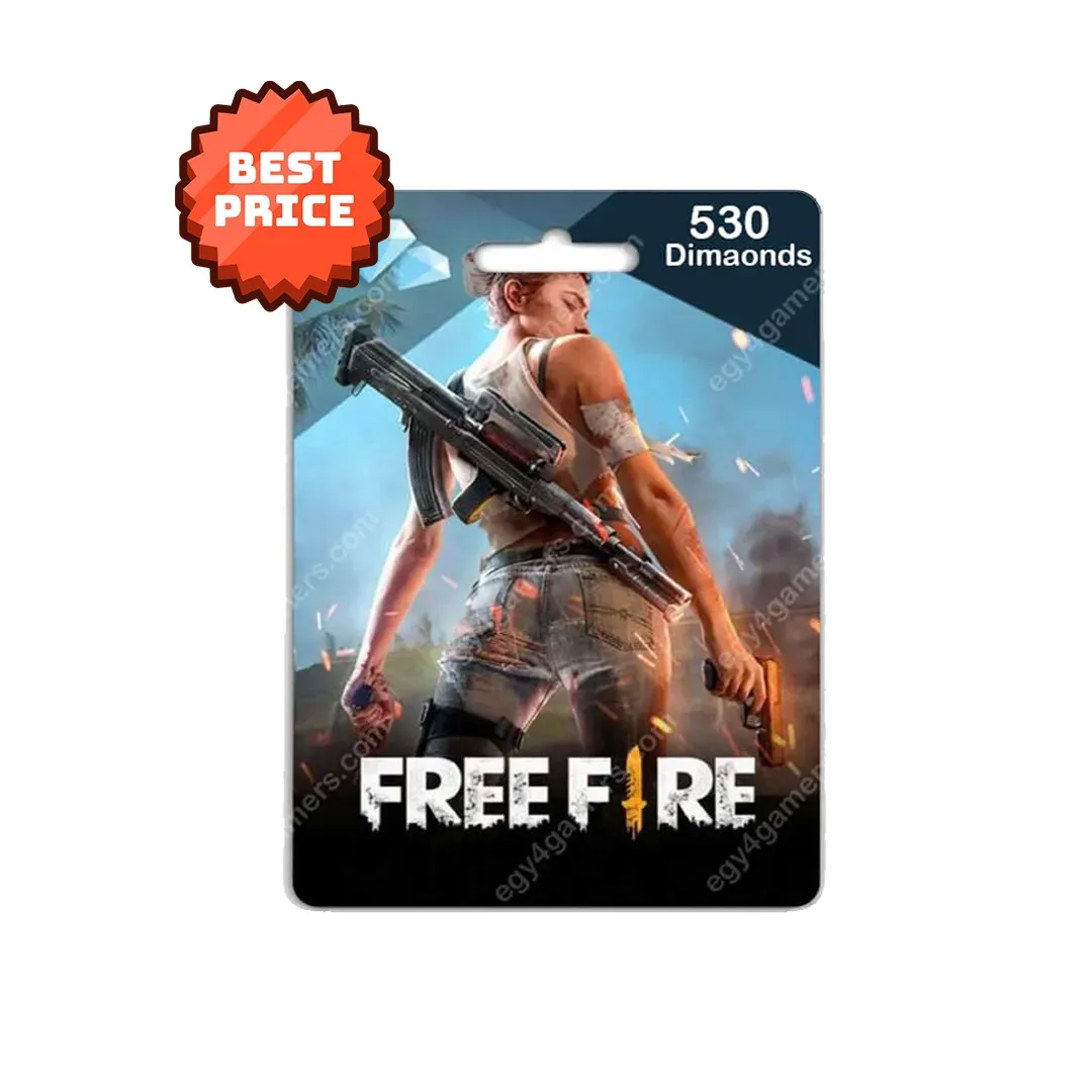 Free Fire 530 + Bonus 53 Diamonds - (MENA Region) - Recharge Voucher