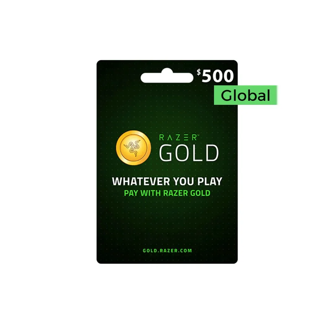 Razer Gold 500 USD - Global - Recharge Voucher
