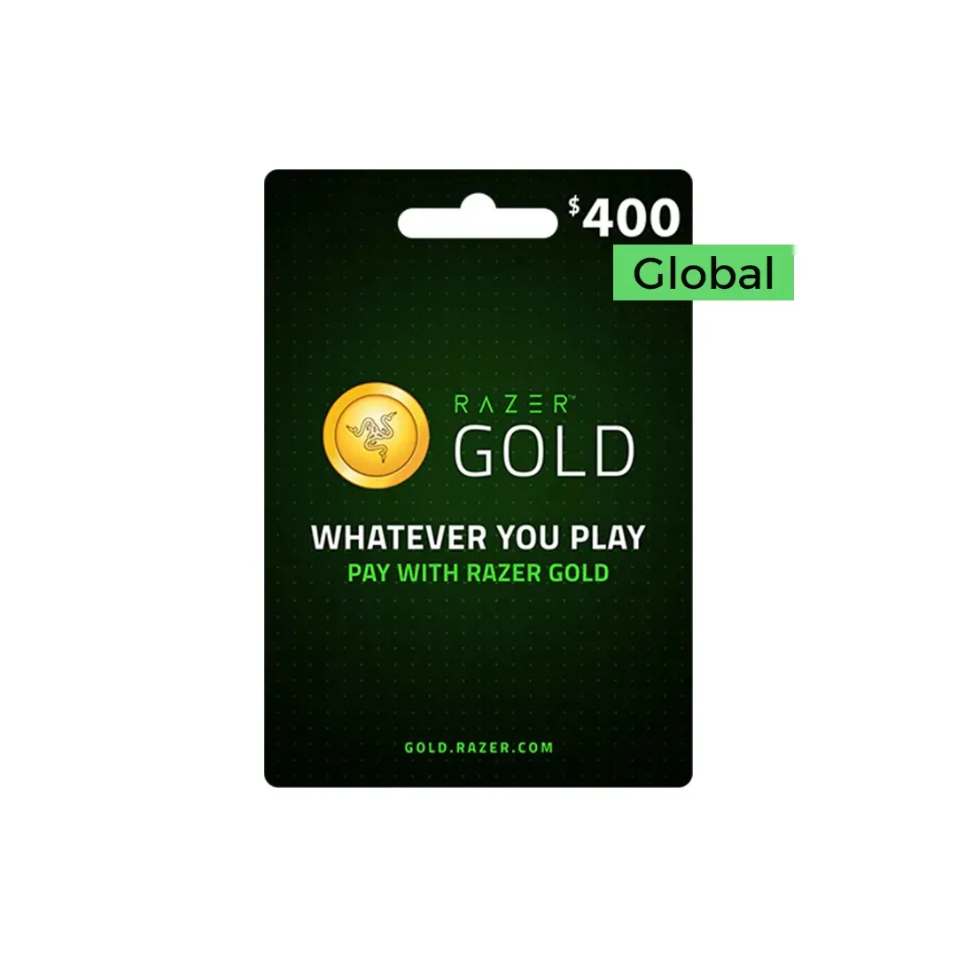 Razer Gold 400 USD - Global - Recharge Voucher